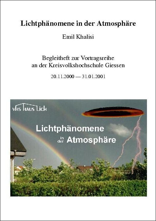 Lichtphänomene in der Atmosphäre